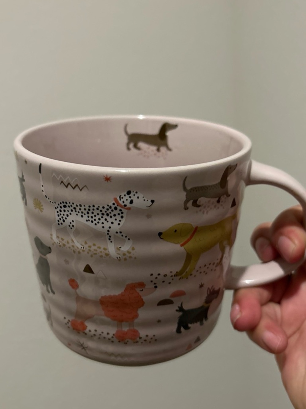 Dog Pattern Ceramic Mug - Pet Lovers Gift
